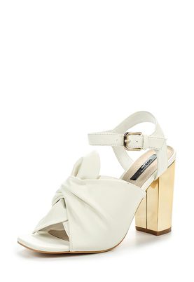 LOST INK  MERCY BOW FRONT HEELED SANDAL